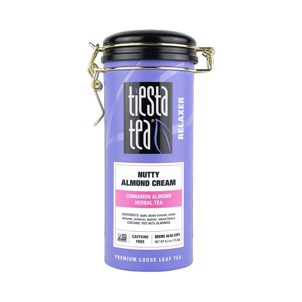 slide 1 of 1, Tiesta Tea Relaxer Nutty Almond Cream Cinnamon Loose Leaf Herbal Tea, 6.2 oz