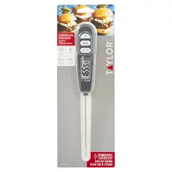 Taylor Digital Thermocouple Thermometer Black