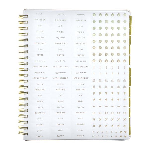 slide 4 of 4, Russell & Hazel 2026 Russell & Hazel Weekly Planner, 9"" x 11"", Black, January To December 2026, 105849, 1 ct