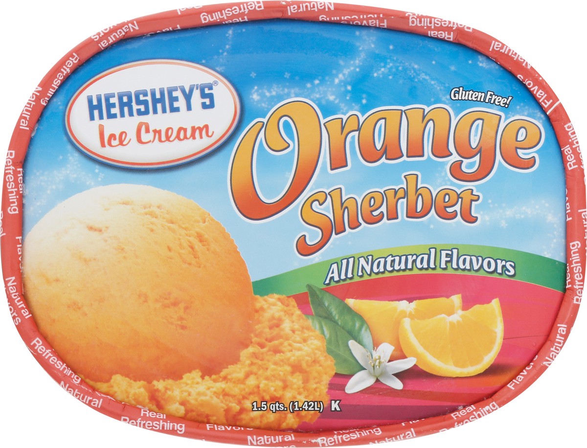 slide 7 of 13, Hershey's Orange Sherbet 1.5 qt Carton, 1.5 qt