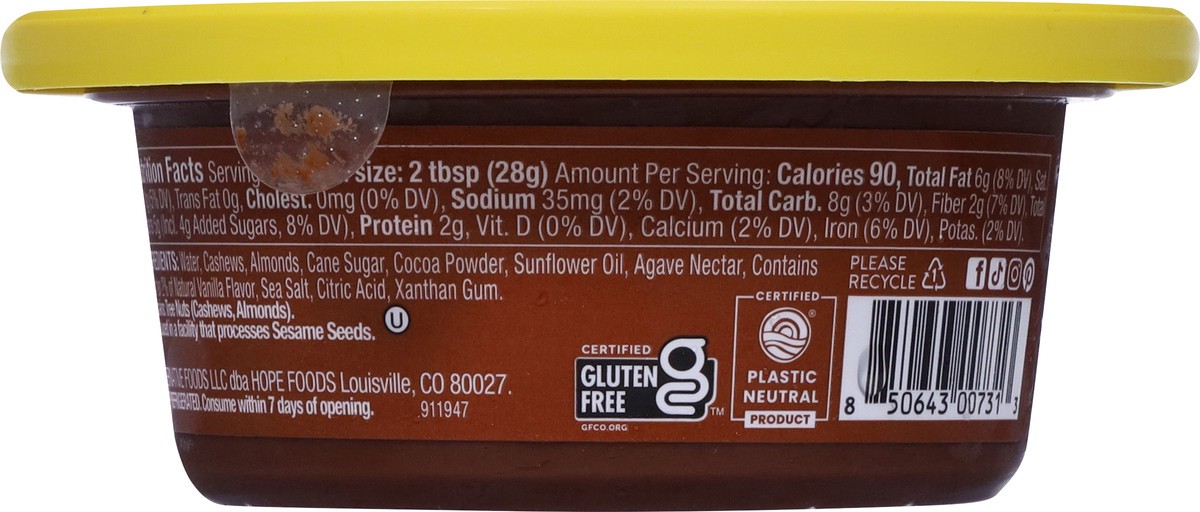 slide 3 of 9, Hope Foods Plant-Based Chocolate Dip 8 oz, 8 oz