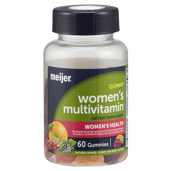 slide 1 of 1, Meijer Women's Multivitamin Gummies, 60 ct