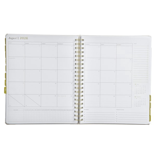 slide 4 of 4, Russell & Hazel 2026 Russell & Hazel Weekly Planner, 9"" x 11"", Dew, January To December, 105860, 1 ct