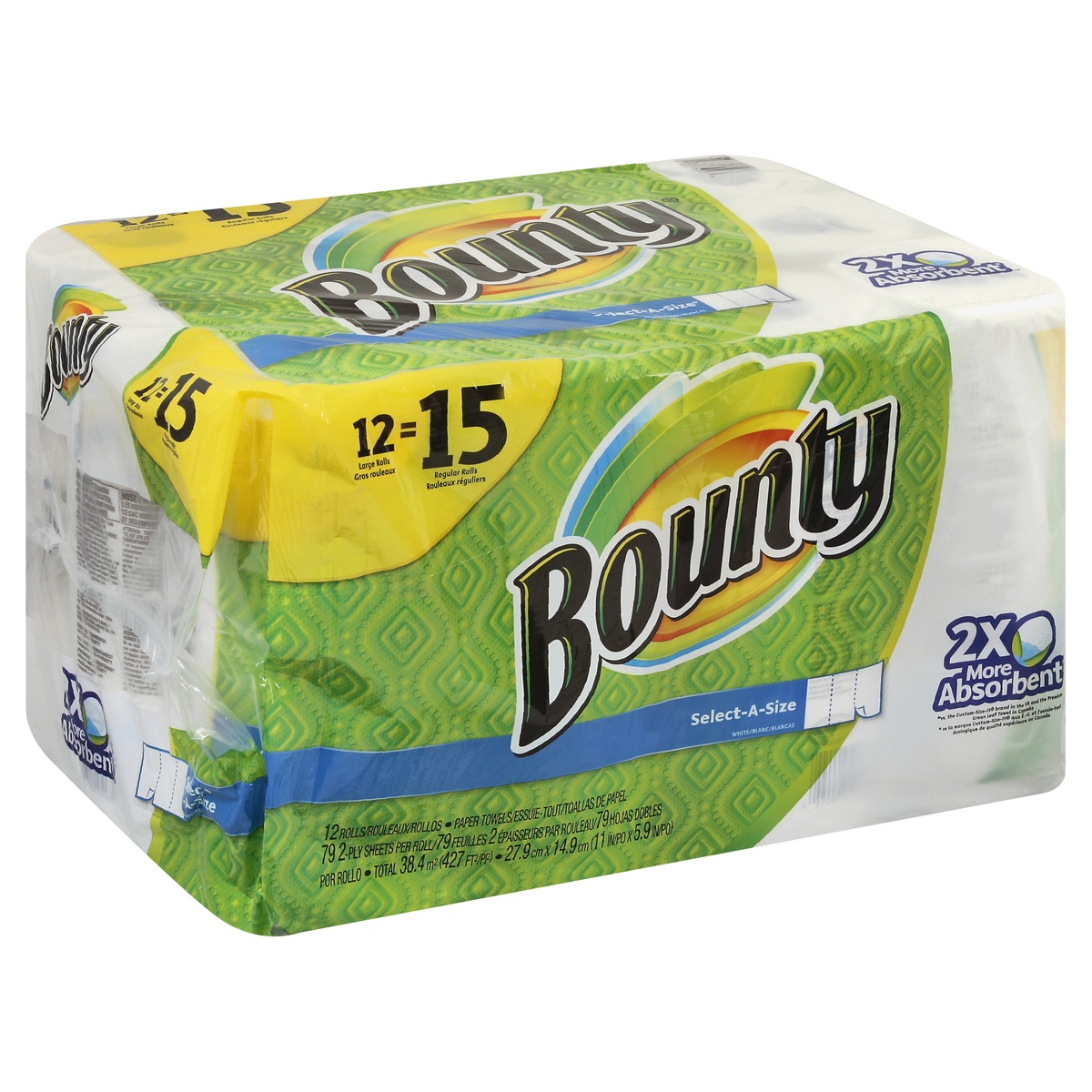 slide 1 of 1, Bounty Paper Towels, 12 ct