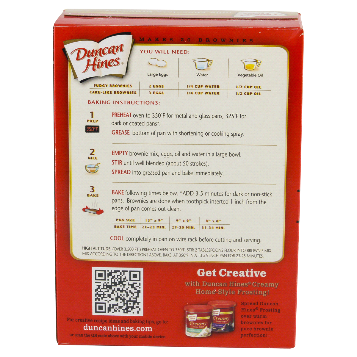 Duncan Hines Milk Chocolate Brownie Mix 18 oz | Shipt