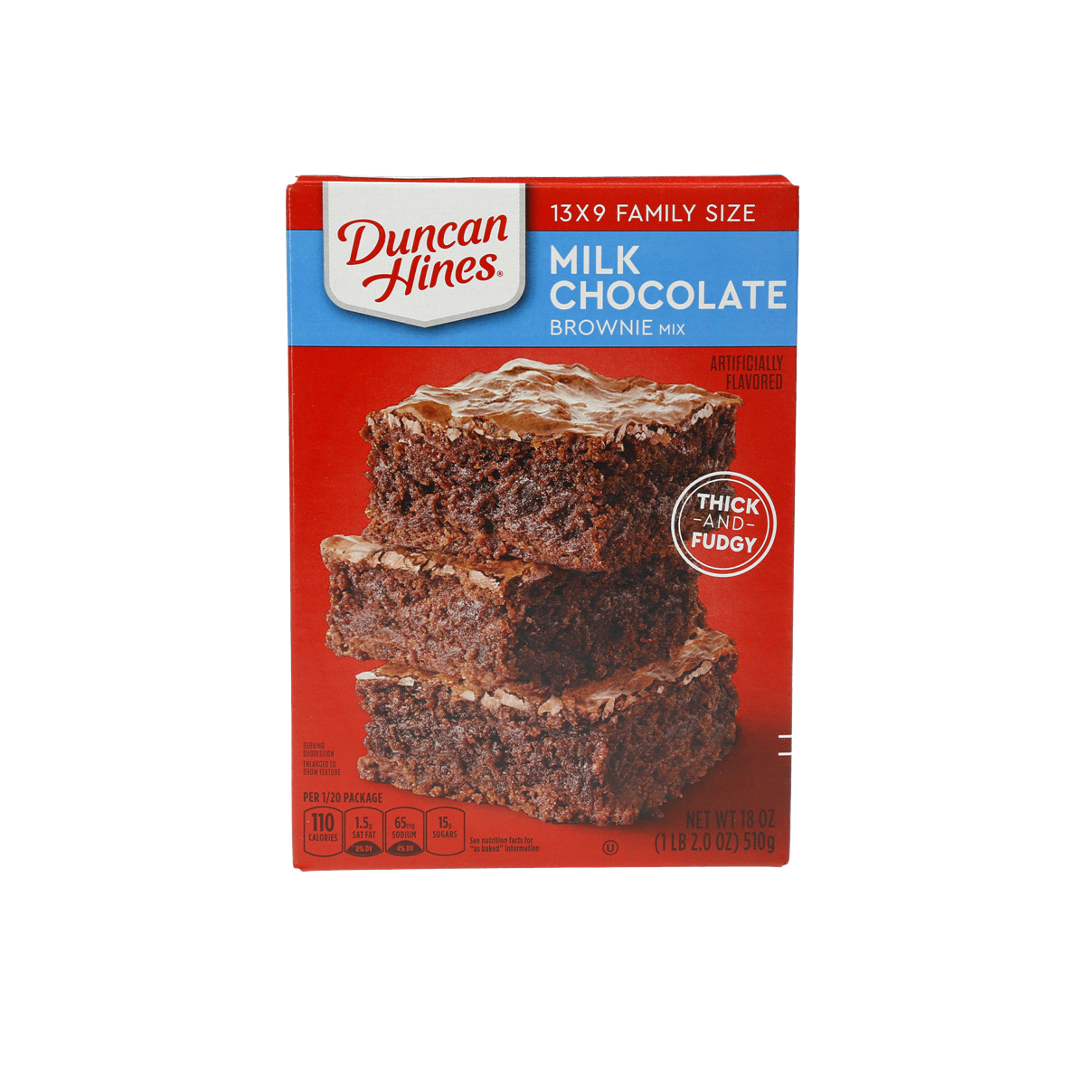 Duncan Hines Milk Chocolate Brownie Mix 18 oz Shipt