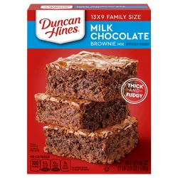 Duncan Hines Milk Chocolate Brownie Mix, 18.3 oz