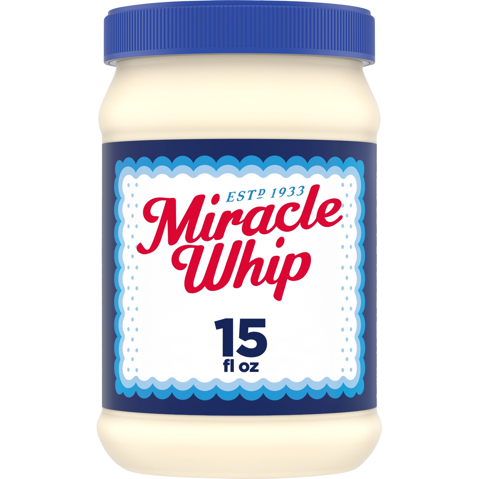 slide 1 of 5, Miracle Whip Mayo-like Dressing, 15 fl oz Jar, 15 oz