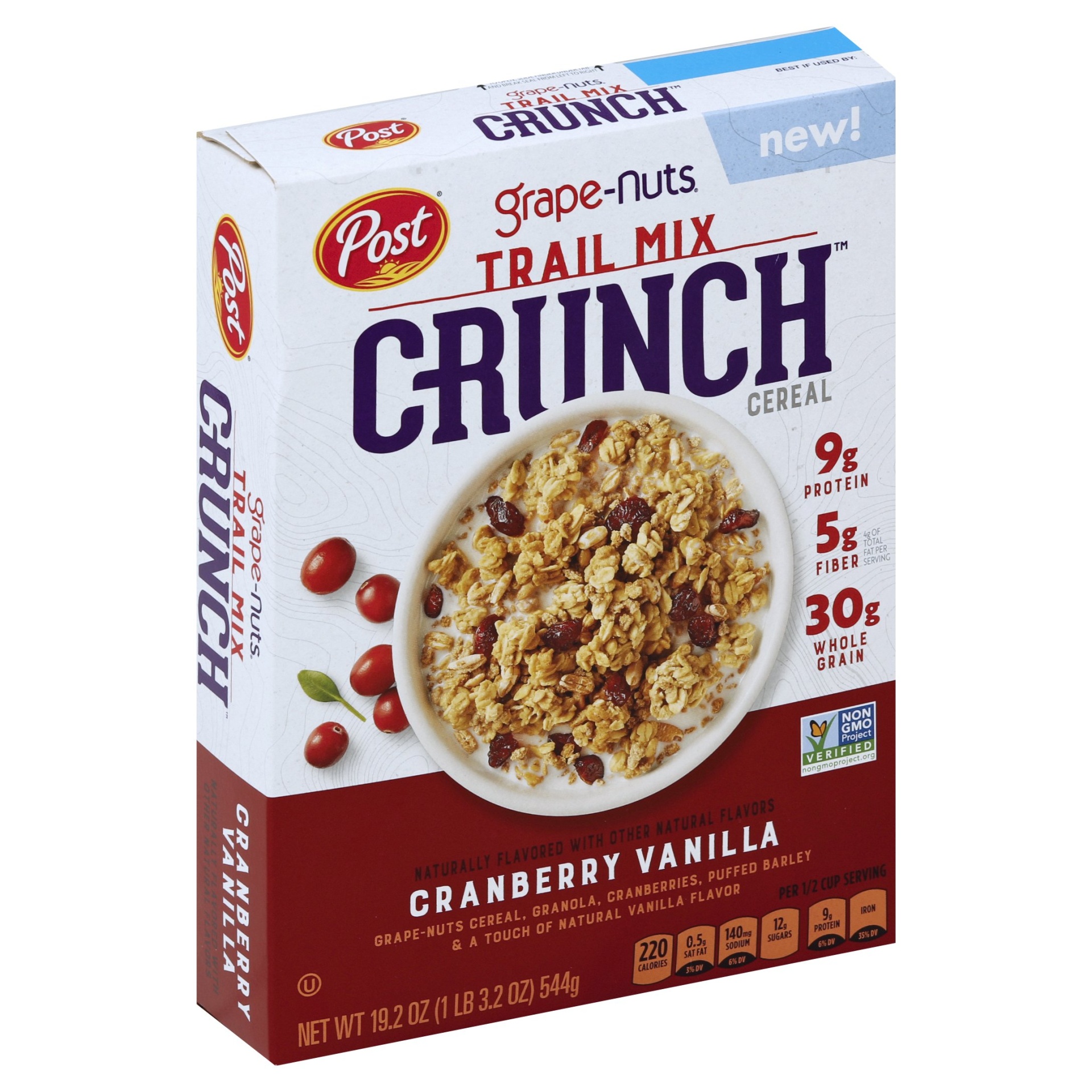 slide 1 of 1, Grape Nuts Trail Mix Crunch Cranberry Vanilla, 19.2 oz