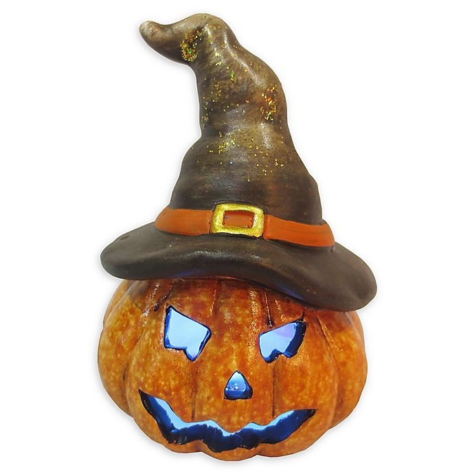 slide 1 of 1, National Tree Company Lighted Jack-O-Lantern Halloween Decoration, 5 in