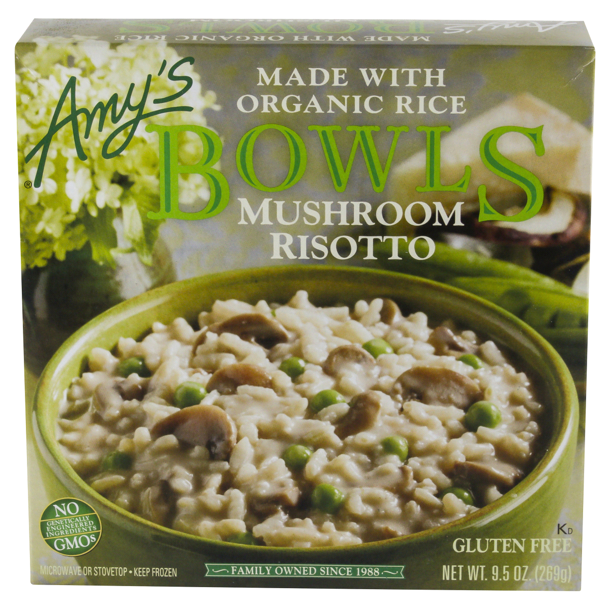 slide 1 of 4, Amy's Organic Mushroom Risotto Bowl, 9.5 oz