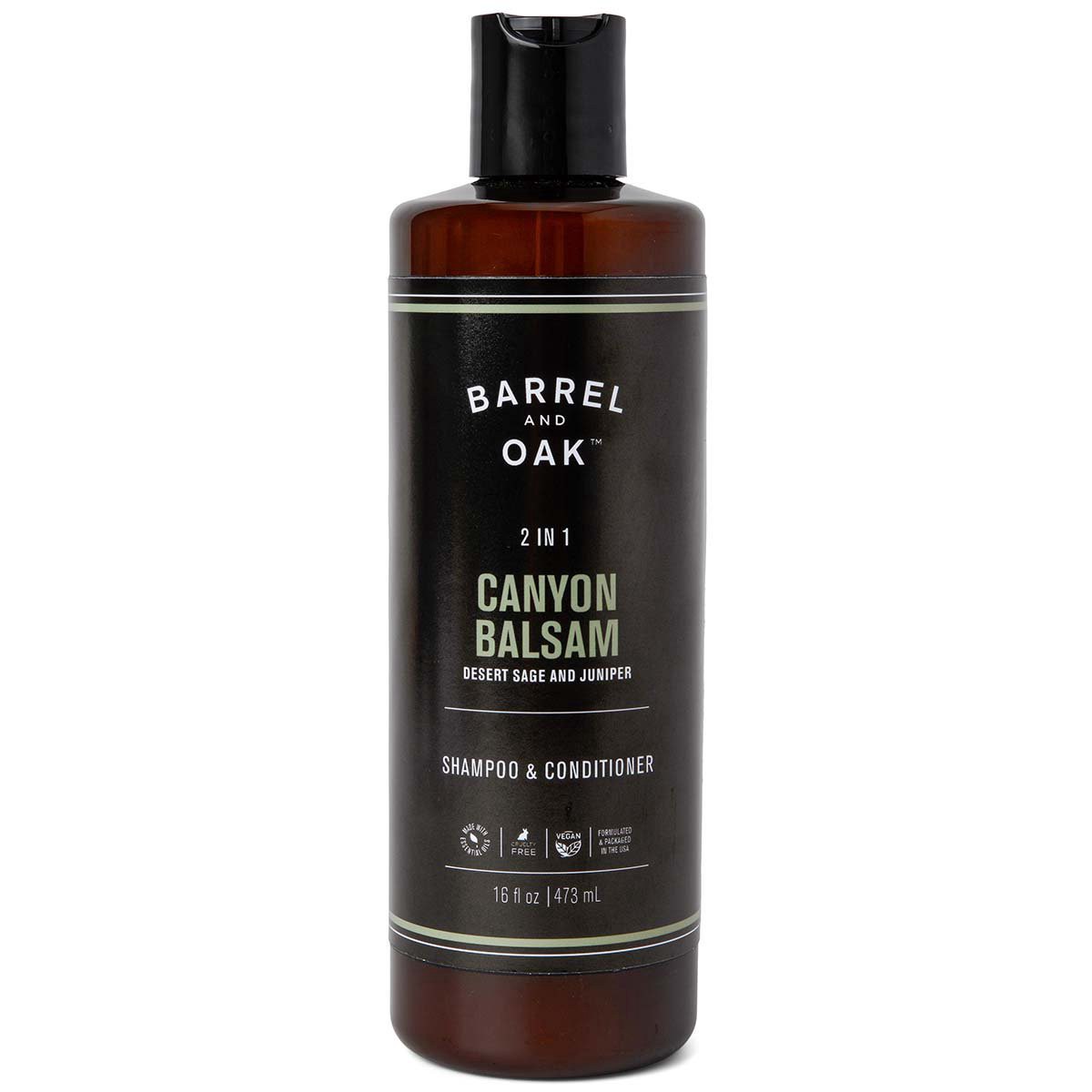 slide 1 of 1, Barrel and Oak 2 In 1 Shampoo Conditioner - Canyon Balsam, 16 oz