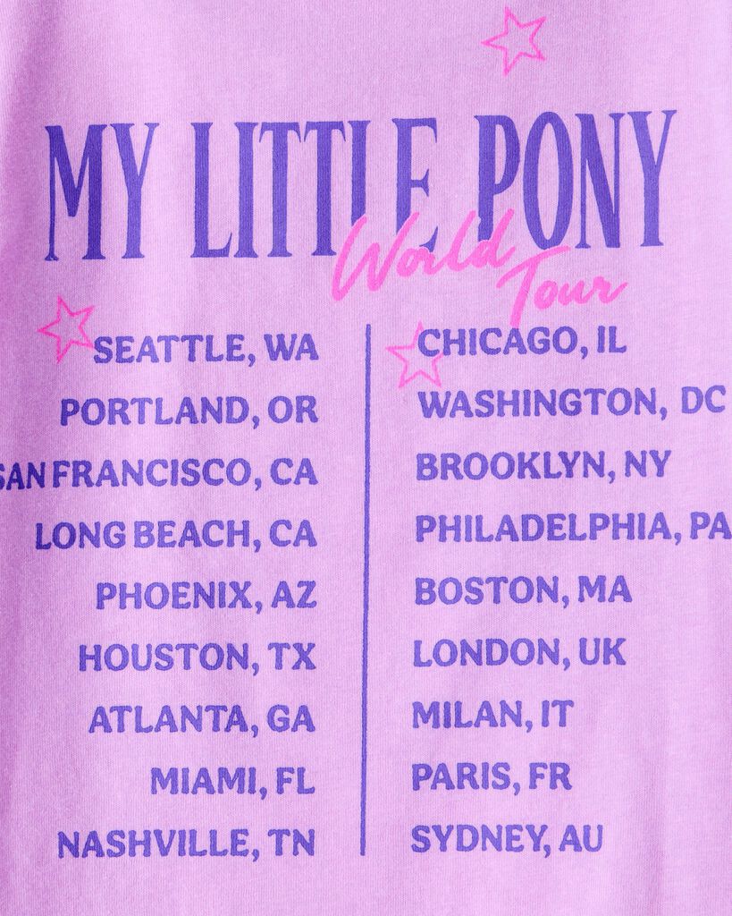 slide 2 of 4, Carter's Toddler My Little Pony Short-Sleeve Graphic Tee - Purple Purple 3T, 1 ct