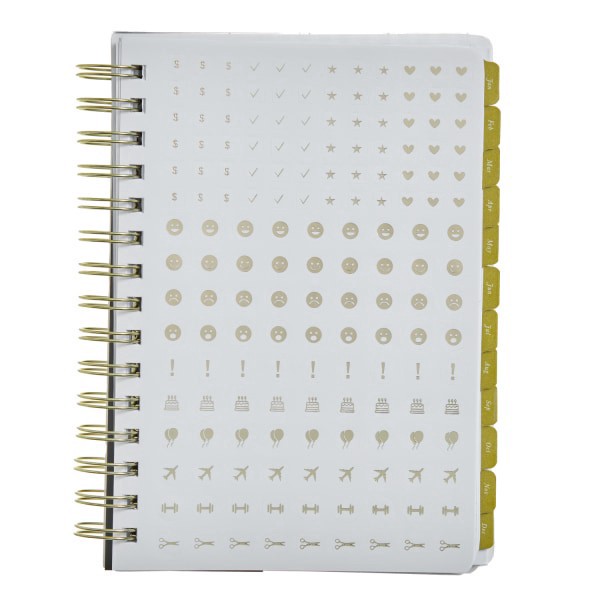 slide 4 of 4, Russell & Hazel 2026 Russell & Hazel Weekly Planner, 6"" x 8"", Striped, January To December, 105869, 1 ct