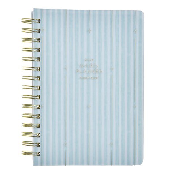 slide 1 of 4, Russell & Hazel 2026 Russell & Hazel Weekly Planner, 6"" x 8"", Striped, January To December, 105869, 1 ct