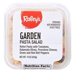 Raley's Garden Pasta Salad 10 Oz