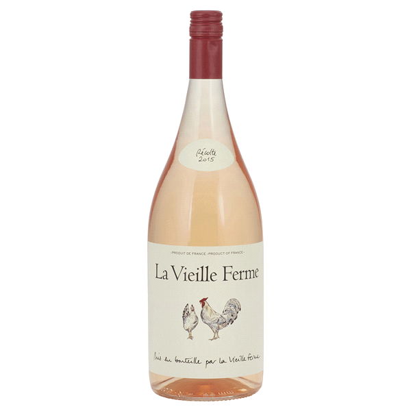 slide 1 of 2, La Vieille Ferme Récolte Rose Wine, 1.5 liter