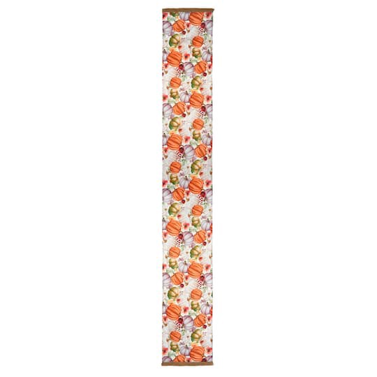 slide 1 of 2, 7ft. Pumpkin Harvest Table Runner By Ashland, 7 ft