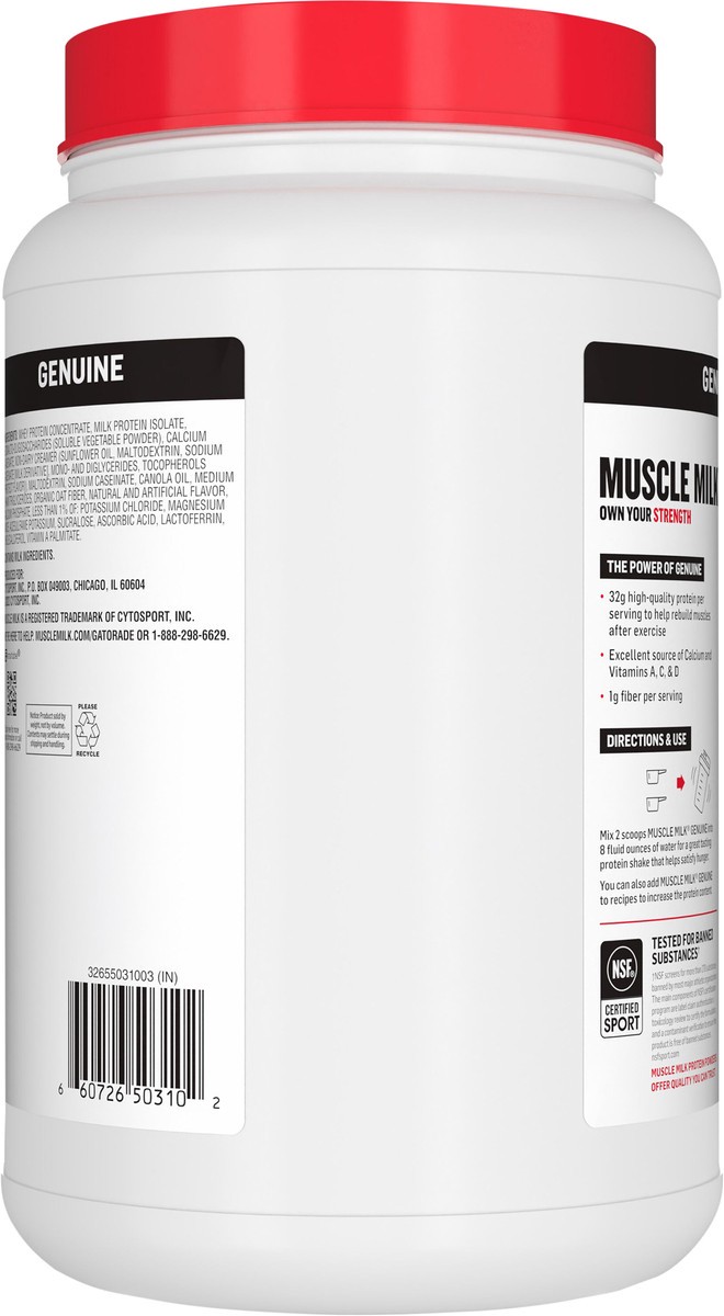 slide 5 of 5, Muscle Milk Powder Beverage Mix, 2.47 lb