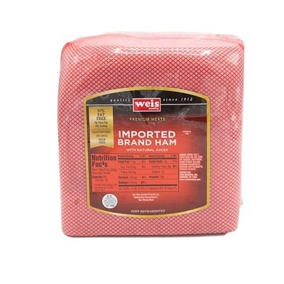 slide 1 of 1, Weis Quality Imported Style Ham, per lb
