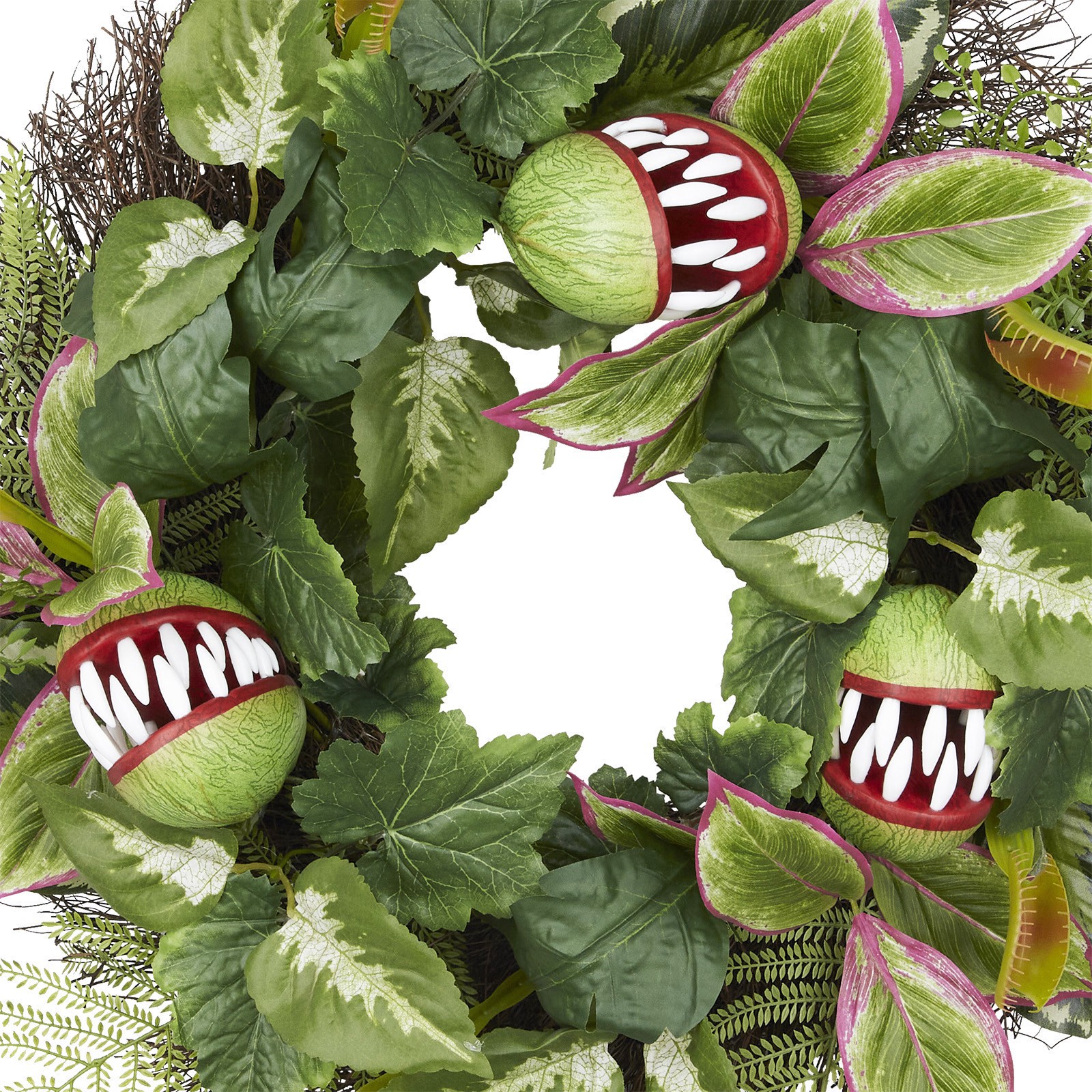 slide 2 of 2, 24" Green Venus Flytrap Wreath By Ashland, 24 in x 7 in x 24 in