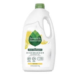 Seventh Generation Dishwasher Detergent Gel Lemon scent, 42 oz