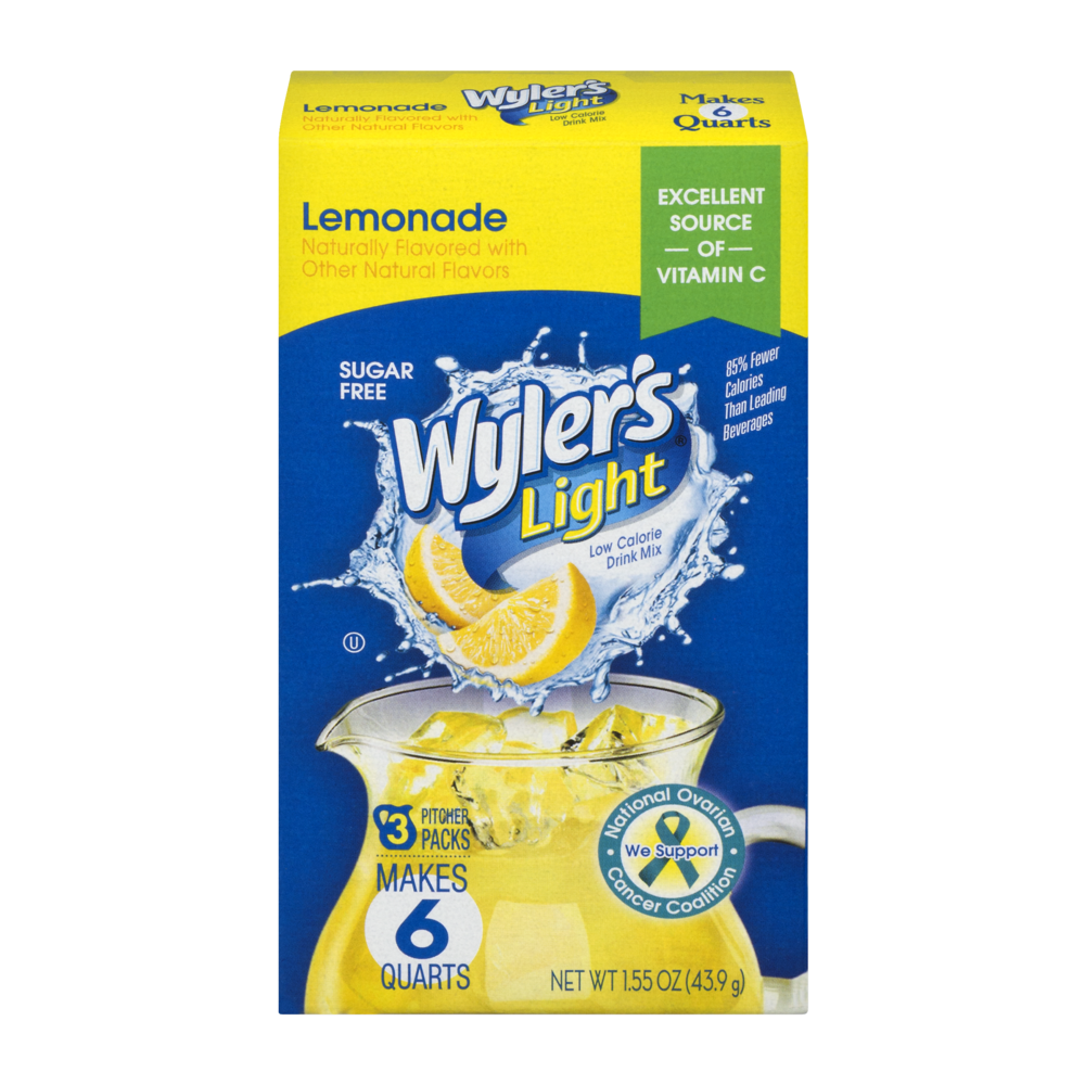 slide 1 of 1, Wyler's Light Sugar Free Lemonade, 6 qt