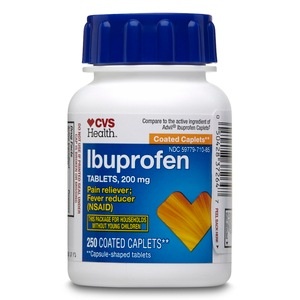 slide 1 of 1, CVS Health Ibuprofen 200 Mg Caplets, 250 ct