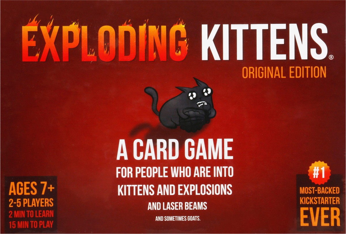 slide 1 of 7, Exploding Kittens Card Game 1 ea, 1 ct