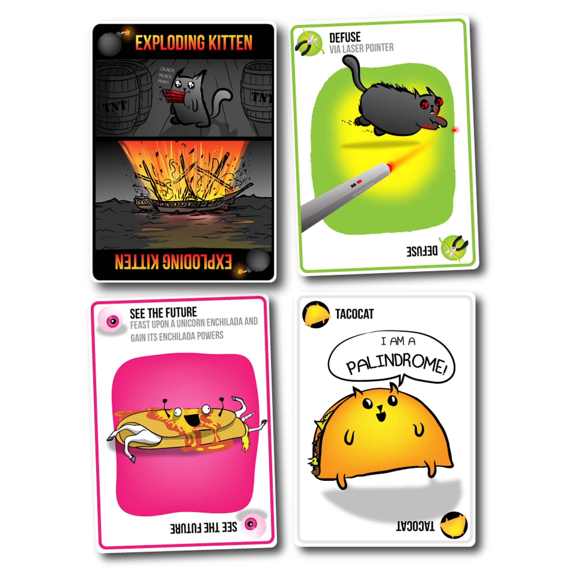 slide 5 of 7, Exploding Kittens Card Game 1 ea, 1 ct
