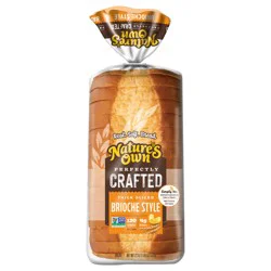 Nature's Own Bread, Thick Sliced, Brioche Style