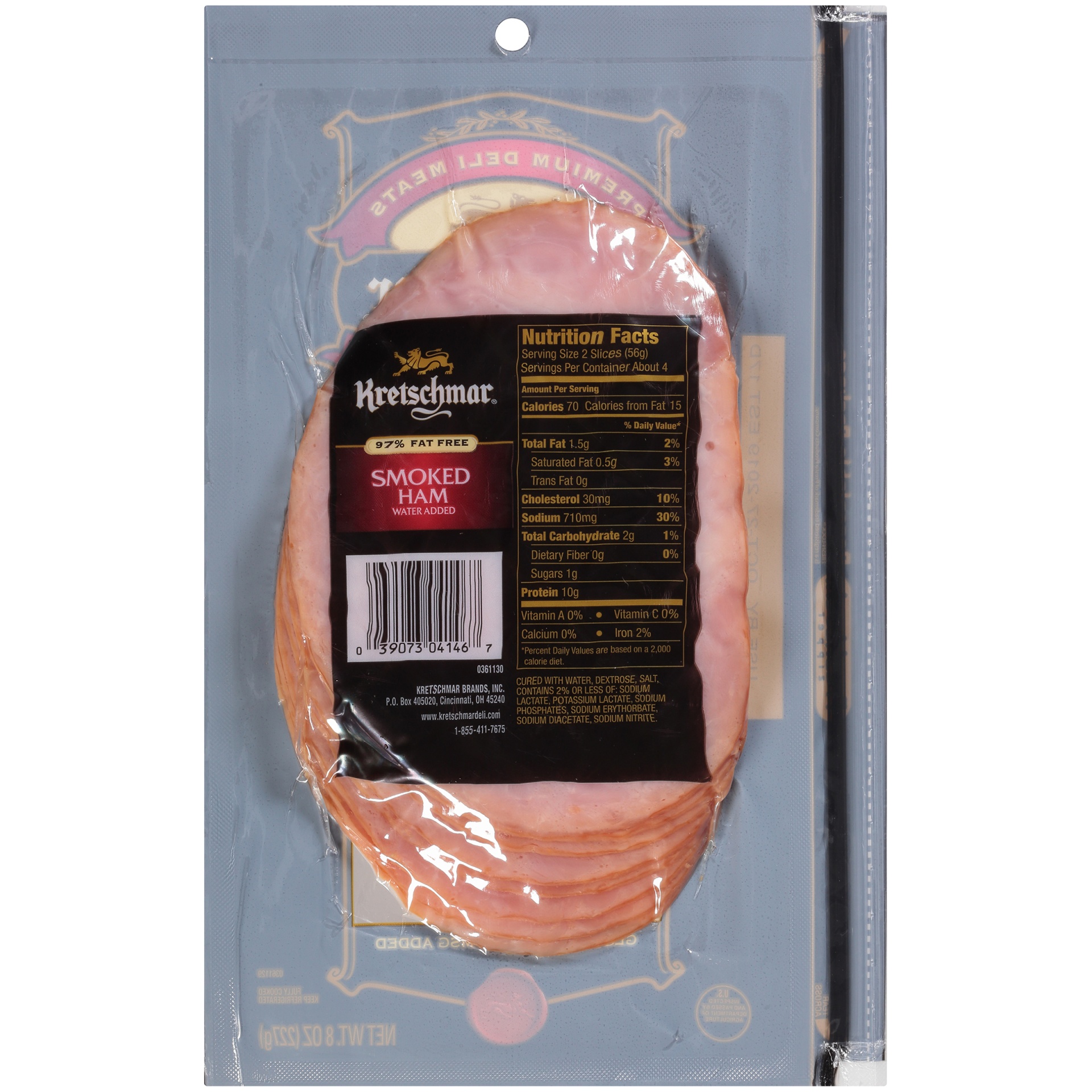 slide 5 of 7, Kretschmar Classic Deli Smoked Ham, 8 oz