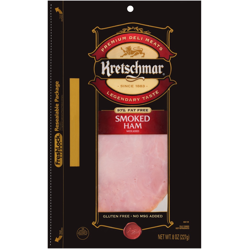 slide 1 of 7, Kretschmar Classic Deli Smoked Ham, 8 oz