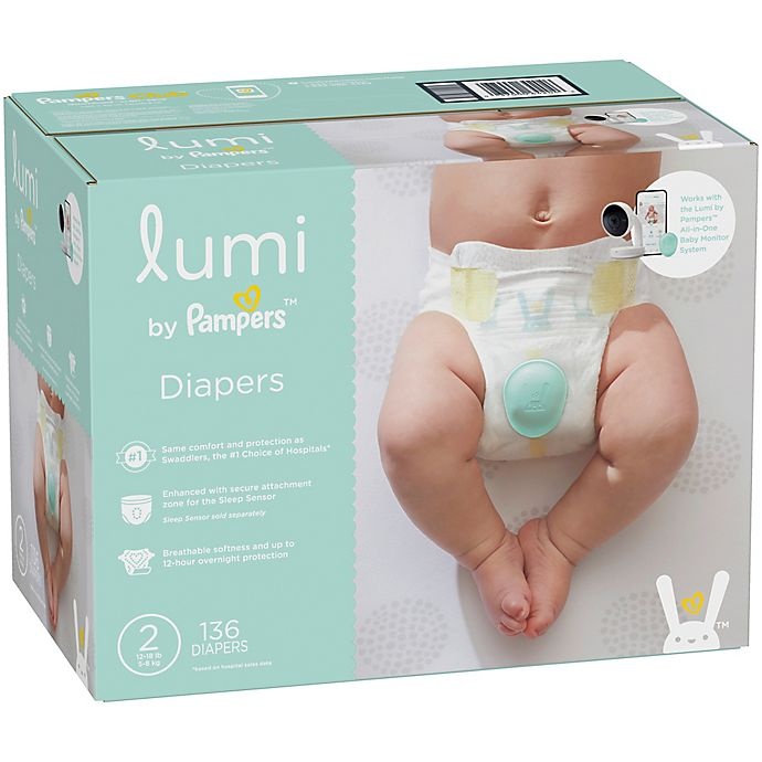 Lumi by Pampers Enormous Pack Disposable Diapers 136 ct size 2 Shipt