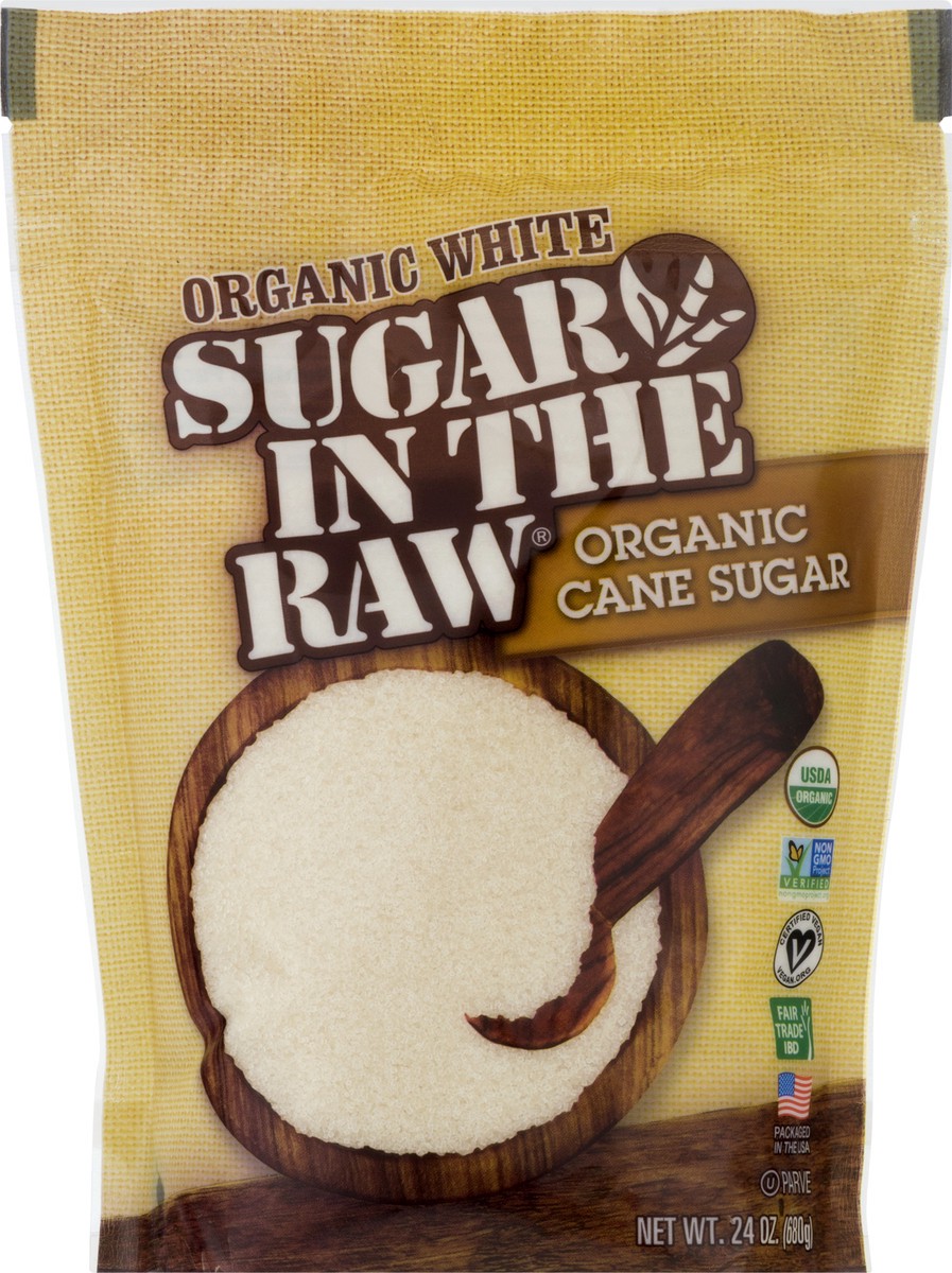 slide 7 of 9, Sugar in the Raw Organic White Cane Sugar, 24 oz