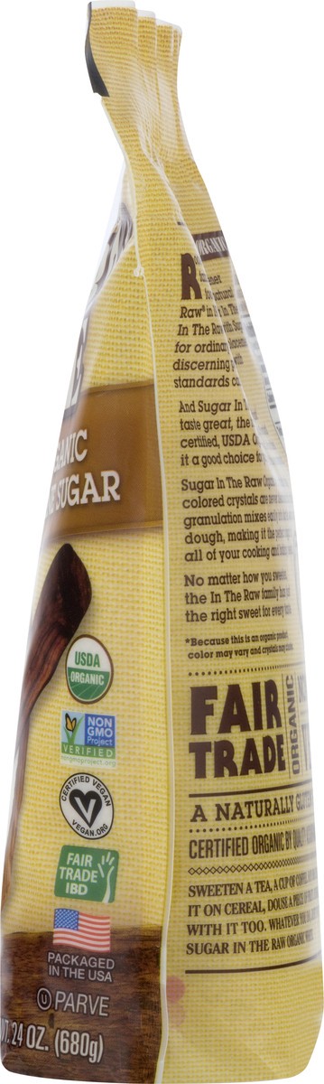 slide 8 of 9, Sugar in the Raw Organic White Cane Sugar, 24 oz