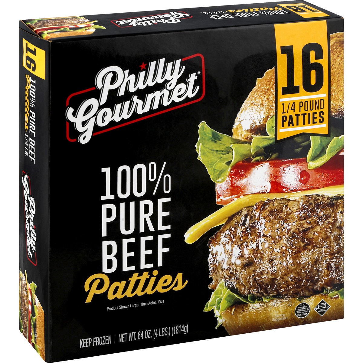 slide 12 of 12, Philly Gourmet Patties 16 ea, 16 ct