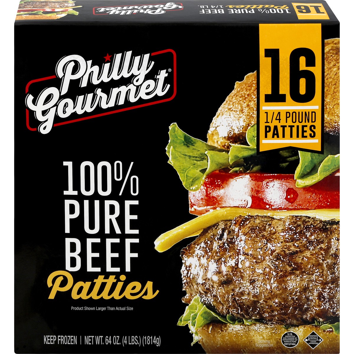 slide 10 of 12, Philly Gourmet Patties 16 ea, 16 ct