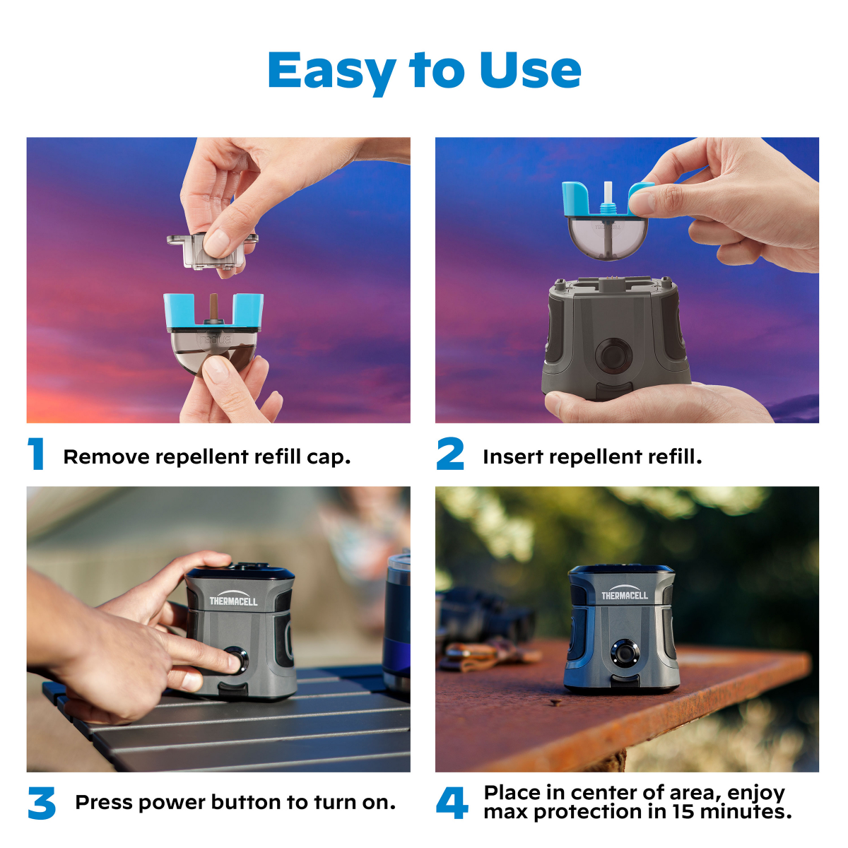 slide 10 of 21, Thermacell 20 ft Zone Mosquito Repellent 1 ea, 1 ct