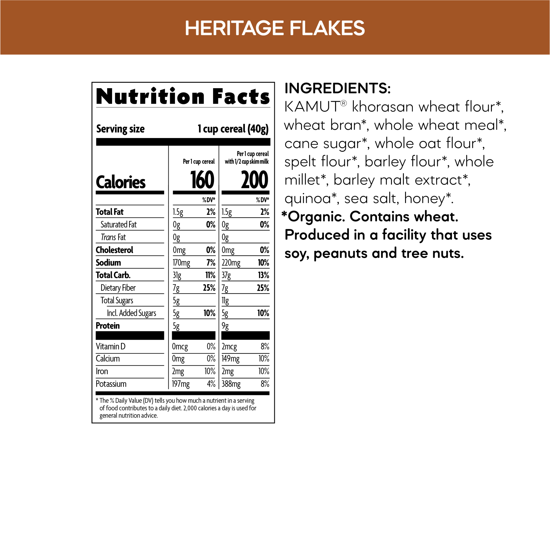 slide 10 of 75, Nature's Path Organic Heritage Flakes Ancient Grains Cereal, 13.25 oz