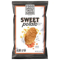 Food Should Taste Good Sweet Potato Tortilla Chip, 5.5oz