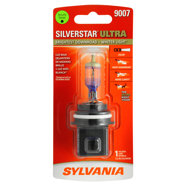 slide 1 of 1, Sylvania 9007 SilverStar Ultra Headlight, 1 ct