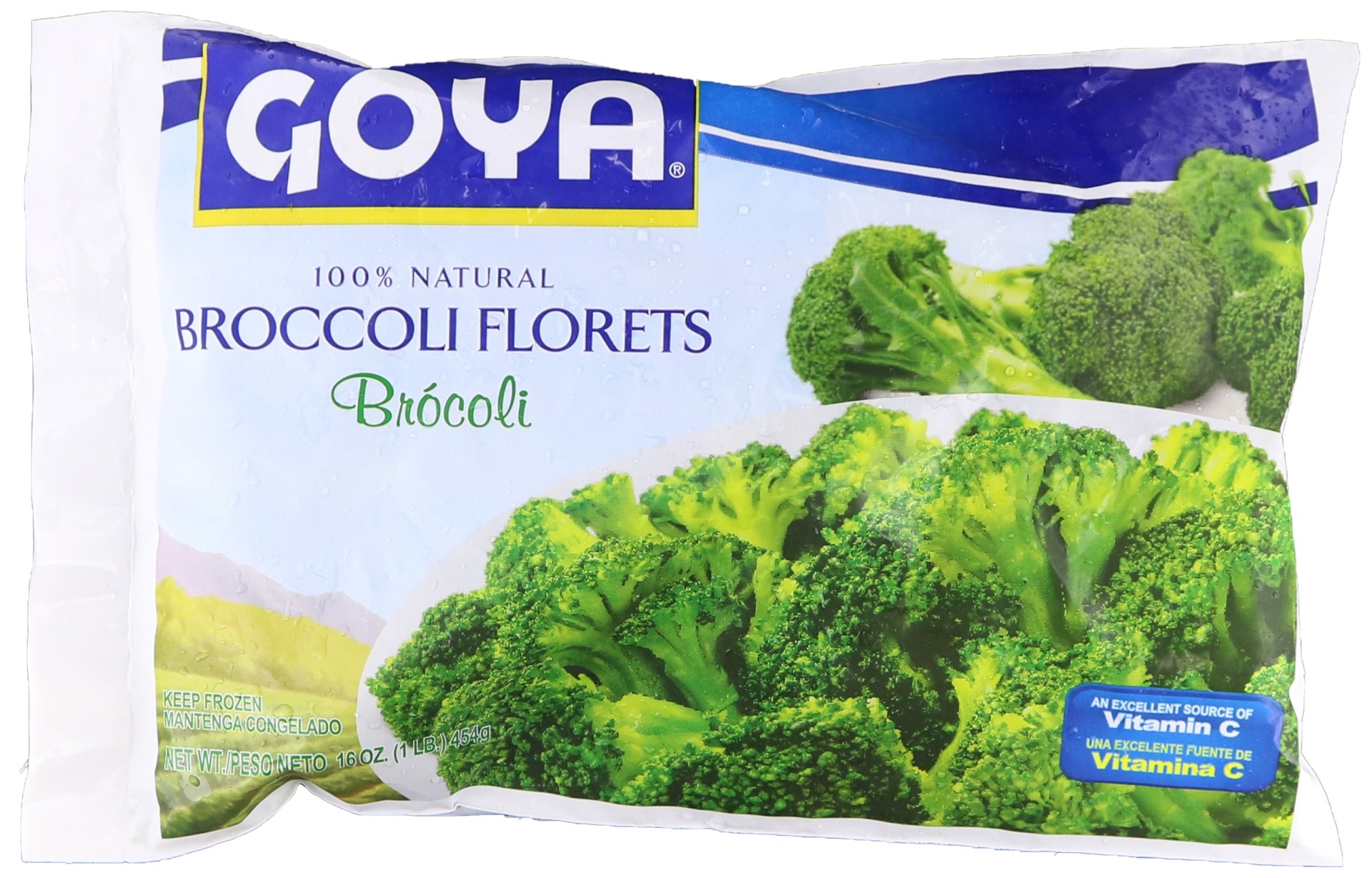 slide 1 of 1, Goya Broccoli Florets, 16 oz