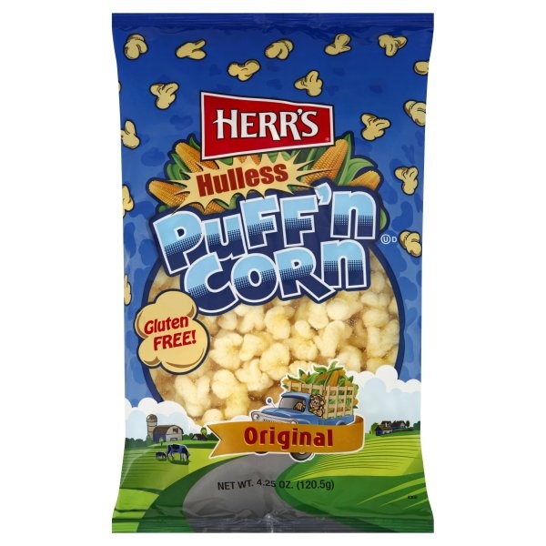 slide 1 of 1, Herr's Orig Puff'N Corn, 4.25 oz