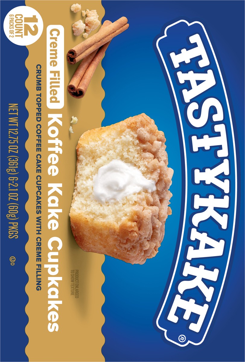 slide 3 of 7, Tastykake Cream Filled Koffee Kake Cupcakes - 12ct/12.75oz, 12 ct; 12.75 oz