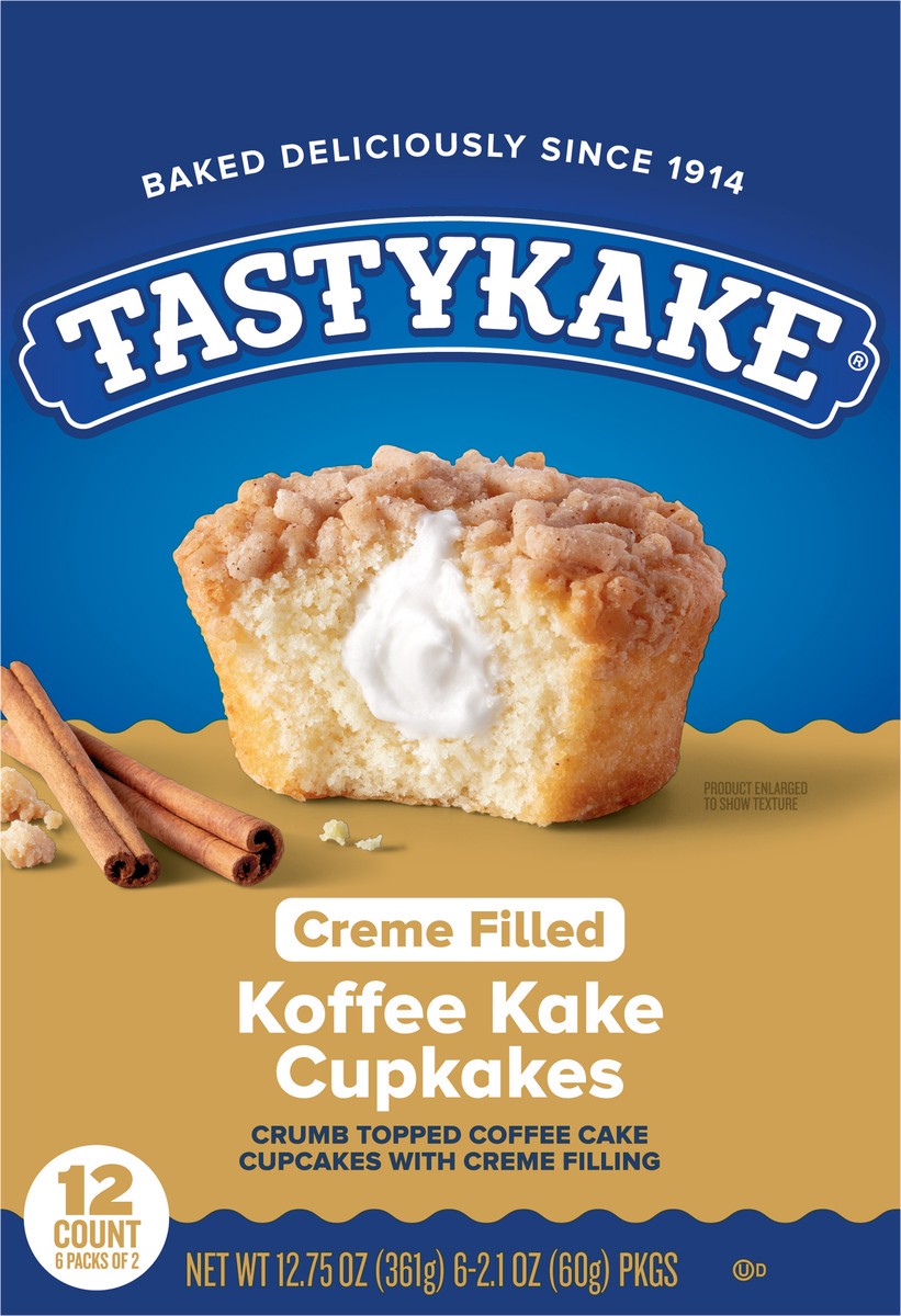 slide 4 of 7, Tastykake Cream Filled Koffee Kake Cupcakes - 12ct/12.75oz, 12 ct; 12.75 oz