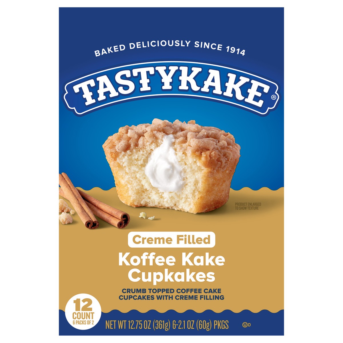 slide 1 of 7, Tastykake Cream Filled Koffee Kake Cupcakes - 12ct/12.75oz, 12 ct; 12.75 oz