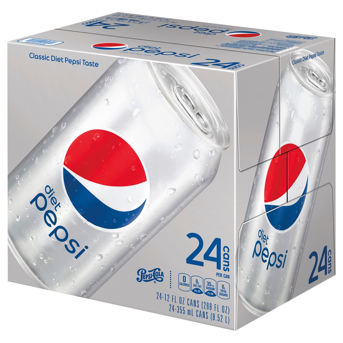 slide 3 of 7, Pepsi Soda, 24 ct; 12 fl oz