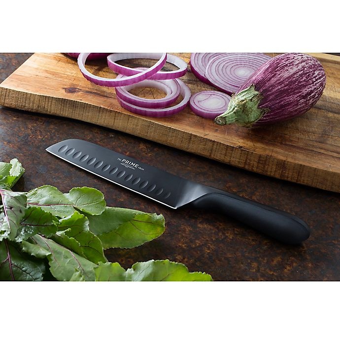 slide 3 of 3, Chicago Cutlery Prime Black Oxide Santoku Knife, 7 in