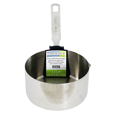 slide 1 of 1, RSVP Measuring Pan/3 Cup Stove Top Safe, 3 cups